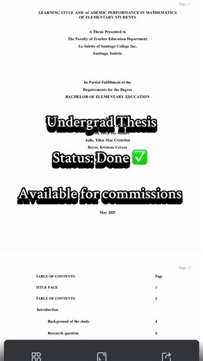 Thesis, DONE ✅ #thesis #commissiondawn #CommissionWork #feasibilitystudy #fyp #trend #fyppppppppppppppppppppppp #questionnnaire #FeasibilityStudy #ResearchPaper #fyppppppppppppppppppppppp #ResearchMethodology