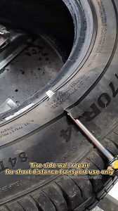 8M views · 17K reactions | Tire side wall repair for short-distance transport use only. #mechanic #mechanicsteve #tire #tirerepair #automobile | Mechanic Steve | Facebook