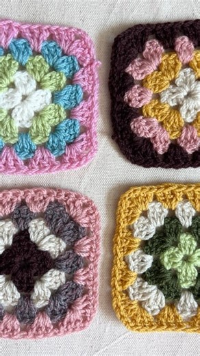 Happy International Granny Square Day! 🎉🎉🎉 Each August 15th, crocheters the world round celebrate the Granny Square* in its infinite variations - from squares to hexagons, contrast colours or flowers, stripes and hearts, everyone loves a granny! (*yes, these aren't all squares... but we're including them anyway!) We love how versatile they are - choose solid colours or gradients, add layered motifs or beads, work an extra corner and it becomes a pentagon, or add a semicircle on two sides to t