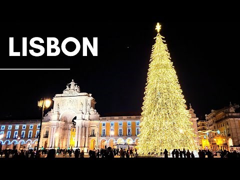 ✨️ Christmas Lights in Lisbon PORTUGAL ✨️