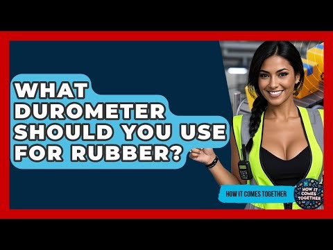 What Durometer Should You Use For Rubber? - How It Comes Together
