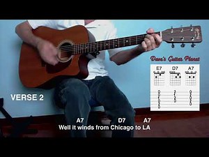 "Route 66" Nat King Cole EZ Strum & Sing Along