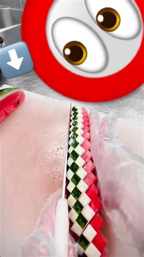 I'm not sure if it's a watermelon or a chessboard… 🍉