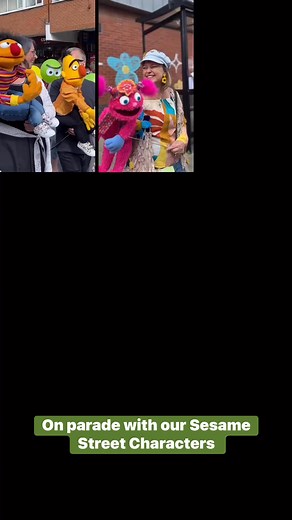 This is the Trinity Praisin’ Puppets on parade with our Sesame Street characters earlier this year 🥰 | Paella Puppets