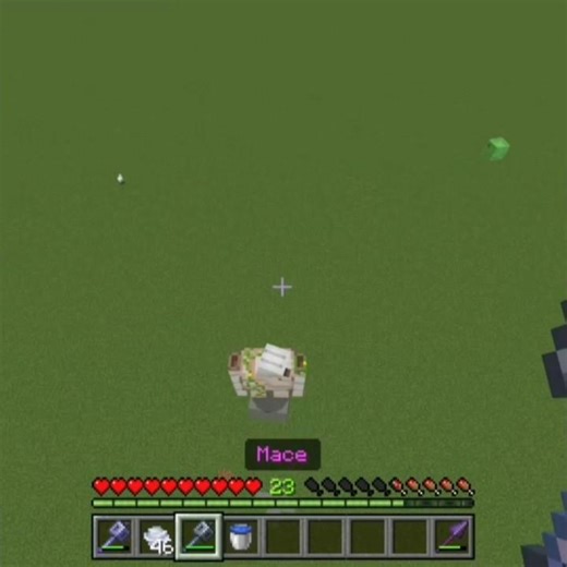 wind charge+mace skill