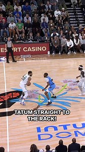 Jayson Tatum muscles his way in for the JAM 💥 | NBA