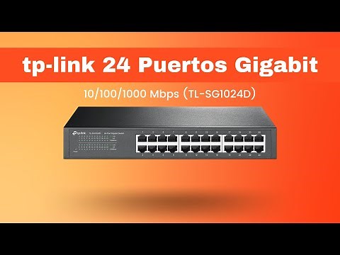 CONNECT YOUR ETHERNET DEVICES TO THIS TP-LINK 24-PORT Gigabit SWITCH TL-SG1024D / 🇪🇸