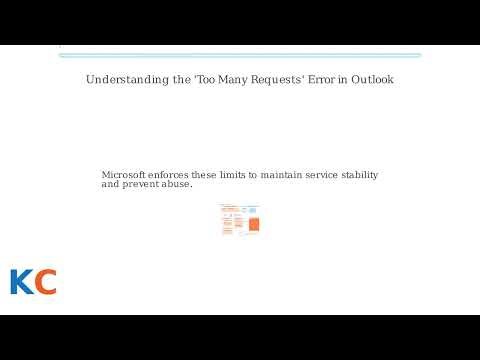 How to Fix Outlook “Too Many Requests” Error – Rate Limit, Cache & Add-ins