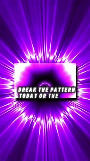 Break the pattern