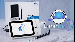 Digital Otoscope Ear Wax Removal Tool Camera, Ear Cleaner with Camera and Light, Universal Gyroscope for Ear Picker, with 4.5" Screen, HD Video Ear Scope Camera, Supports Photo Snap, Video Recording