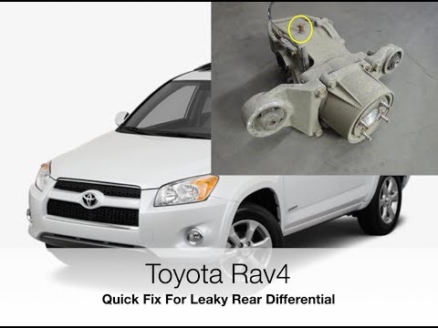 Toyota Rav4 Leaky Rear Differential Hack. Easy DIY, Save $. Fluid Change & Rusted Breather Valve Fix