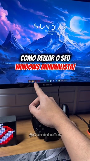 CaminhoTec on Instagram: "Seu Windows com cara de setup futurista? Dá pra fazer isso com um app leve e gratuito chamado RoundedTB! Com ele, você pode: 🎨 Arredondar a barra de tarefas 🌫️ Criar margem entre ícones e barra 📦 Deixar o visual flutuante e minimalista 🛠️ Funciona no Windows 10 e 11 ⚡ Visual clean e tech em segundos! 💬 Manda pra quem curte personalizar o PC e deixar tudo com estilo!"