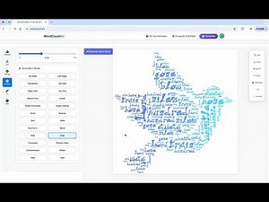 How to Create Animated Word Clouds with WordCloud.art | AI-Powered Motion