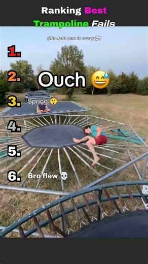 Ranking BEST Trampoline Fails!