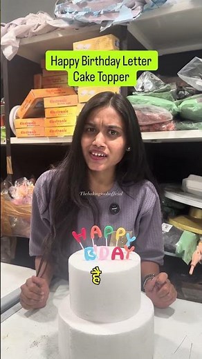 Happy Birthday Letter Cake Topper | Best Cake Decoration Tool for Birthday Cakes 🎂✨