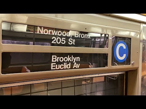 IND Subway: R68 (C) Train Ride from Euclid Avenue to Norwood-205th Street via Concourse Local