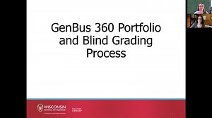 GenBus360 Portfolio & Blind Grading Process