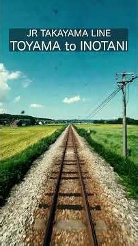 How to Take the JR Takayama Line │ Toyama to Inotani 🚃