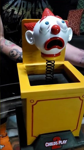 Child's Play Jack in the Box Chucky Prop NEW for 2023 at Spirit Halloween YouTube #Shorts Demo Video