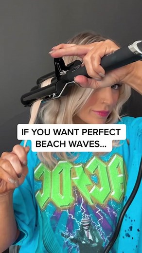 beach wave hack ‼️ #beachwaves #hairhack #hairstyle #hairtutorial #hairtutorial