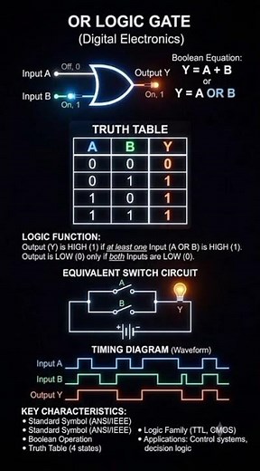 Boolean Logic Made Actually Simple #coding #electronics #education