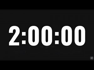 2 Hour Timer | 120 Minute Timer with Alarm