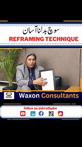 CBT l Reframing Technique l Dr Rafiq Dar ( you can watch full video on youtube @drrafiqdar or click the link : https://youtu.be/8jLEDJYBGXM #MentalHealthMatters #mindfulness #relationshipcoach #drrafiqdar #hypnosis #hypnotherapy #success #rafiqdar #nlppractitioner #psychology #darkpsychology #brainscience #Neuroscience #neurosciencetist #mindfullness #overthinkingkillshappiness #happiness #brain #stress #stressrelief #cbt #cbttechniques | Dr. Rafiq Dar