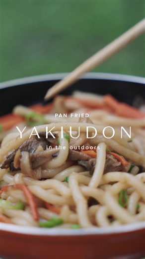 Easy pan fried yaki udon recipe