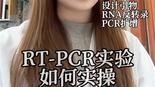 RT-PCR实验听着复杂，实则一点也不难