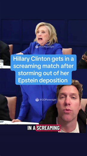 Hillary Clinton's Heated Exchange Over Epstein Depositions