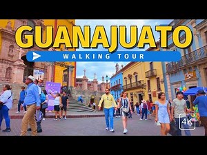 Guanajuato Walking Tour 🇲🇽 Discovering One of Mexico’s Most Beautiful Cities in 4K + Captions