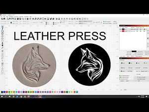 Custom Leather Stamp Plate how to Deep Emboss 80w