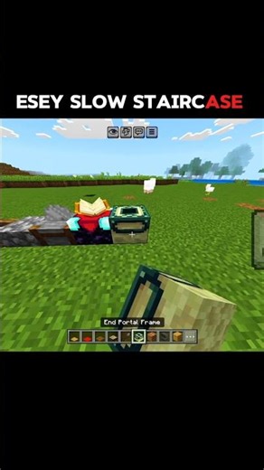 esey slow staircase #minecraft #youtube