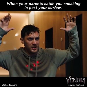 Sometimes, parents can be scarier than a supervillain. Hit like if you agree. See #Venom in cinemas near you - https://bookmy.show/VenomFilm | Sony Pictures