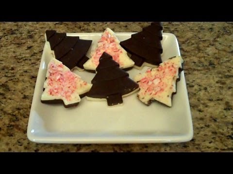 Peppermint Bark Trees - Lynn's Recipes