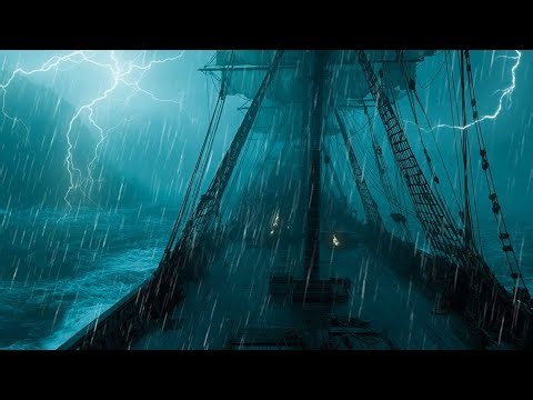 Wild Ocean Storm | Intense Rain and Sea Sounds for Deep Sleep and Stress Relief