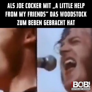 121K views · 2.9K reactions | Zum neunten Todestag von Joe Cocker haben wir einen seiner legendärsten Momente für Euch vorbereitet: Seinen Auftritt auf dem Woodstock inklusive einen der legendärsten Schreie der Rockgeschichte. | RADIO BOB! | Facebook