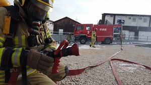 Watch KFOR firefighters as they conduct a fire extinction exercise using realistic scenarios. The main duties of #firefighters are to help and protect #KFOR personnel in emergency situations such as car and helicopter accidents, chemical spills, fire suppression and emergency medical intervention. | NATO Kosovo Force - KFOR