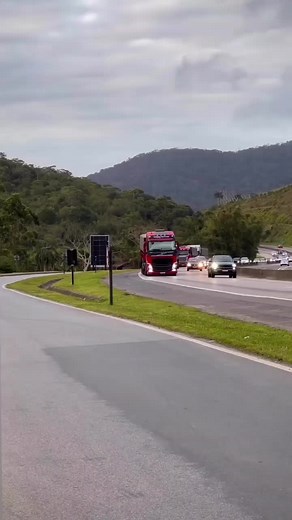 Large Trucks Driving on a Highway