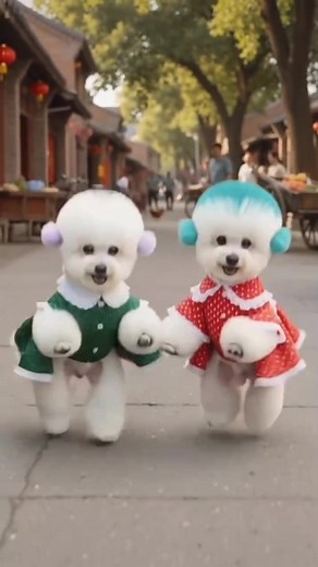 Whose twin puppy has such a handsome hairstyle? it`s so cute. #dog #doglover #petlovers #puppy #cutedog #dogoftheday #bichonfrise | Rahul Sharma Sharma