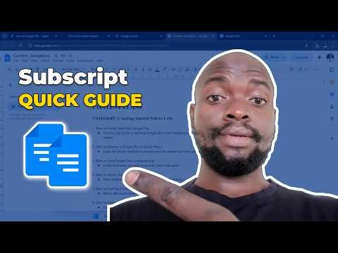 How to Use Subscript & Superscript in Google Docs (Stop Faking It!)