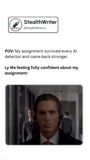 POV: My Assignment Survived Every AI Detector 😎🏆