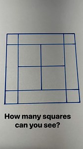 8.2K views · 11 reactions | How many squares can you see | Maths Tricks | Facebook