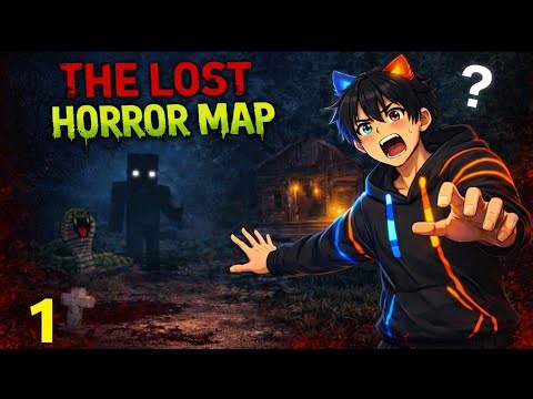 THE LOST HORROR MAP 😱 | Minecraft Horror Map Gameplay #1 (SCARY AF!)