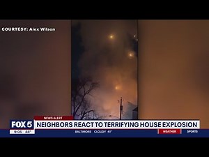 Arlington home explosion captured on video, felt and heard by neighbors