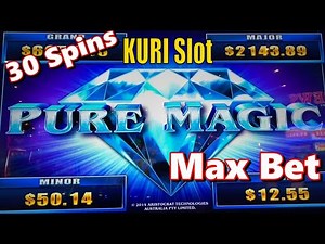 ★SLOT MAX BET 30 SPINS ! ! MAX 30 Season 2 #5★PURE MAGIC Slot (Aristocrat)☆MAX BET☆栗スロ