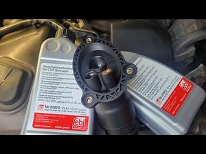 2011 Audi A4 2.0T CVT transmission fluid and filter replace / add.
