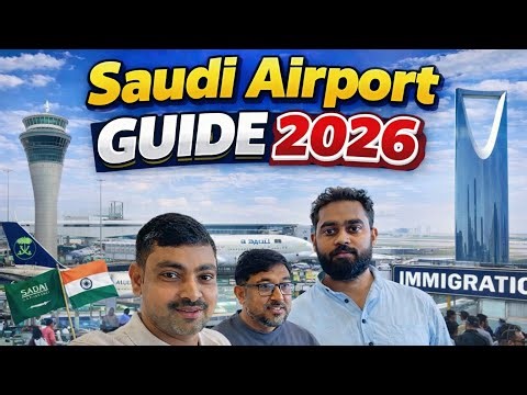 Saudi Airport Reality 😳 | First Time Saudi Ka Full Guide! | #sadrevlog
