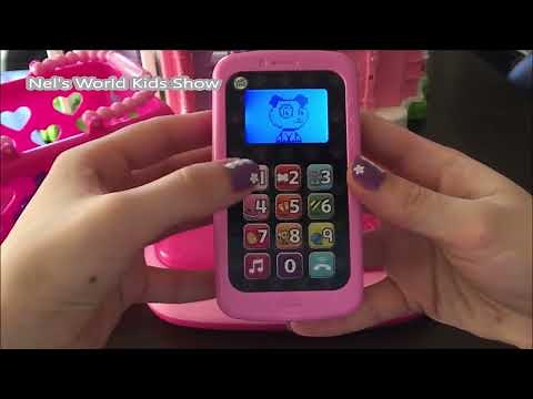 LeapFrog Chat and Count Cell Phone - Violet - Toy review - Kids videos - Unboxing toys