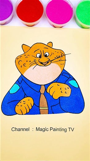 Officer Clawhauser🐯#trending #cartoon #zootopia #zootopia2 #benjamin
